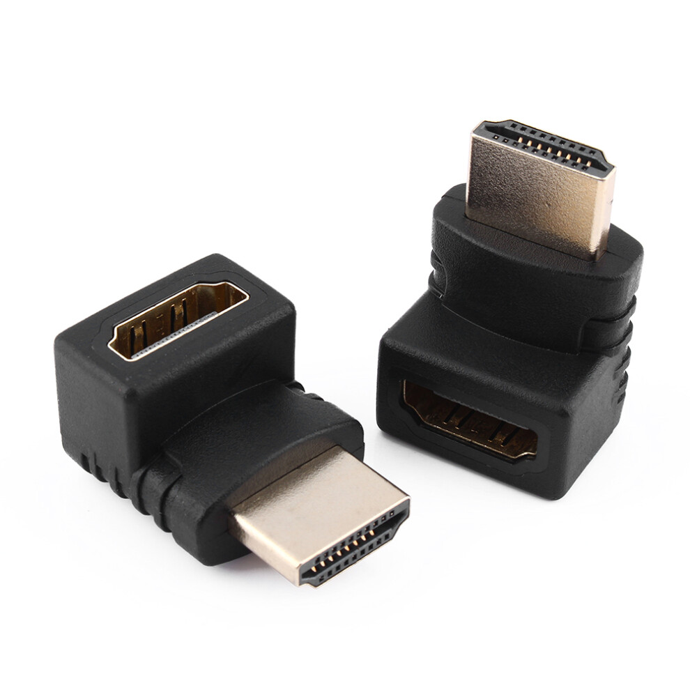 Hdmi Male To Hdmi Female Cable Adaptor Adapter Converter Extender 270 Degree Angle 7901324423045