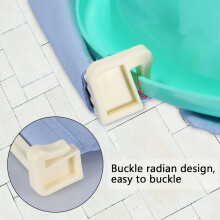 Adjustable Thicken Newborn Baby Bath Seat Support Net Bathtub Sling Shower Mesh Blue Bear