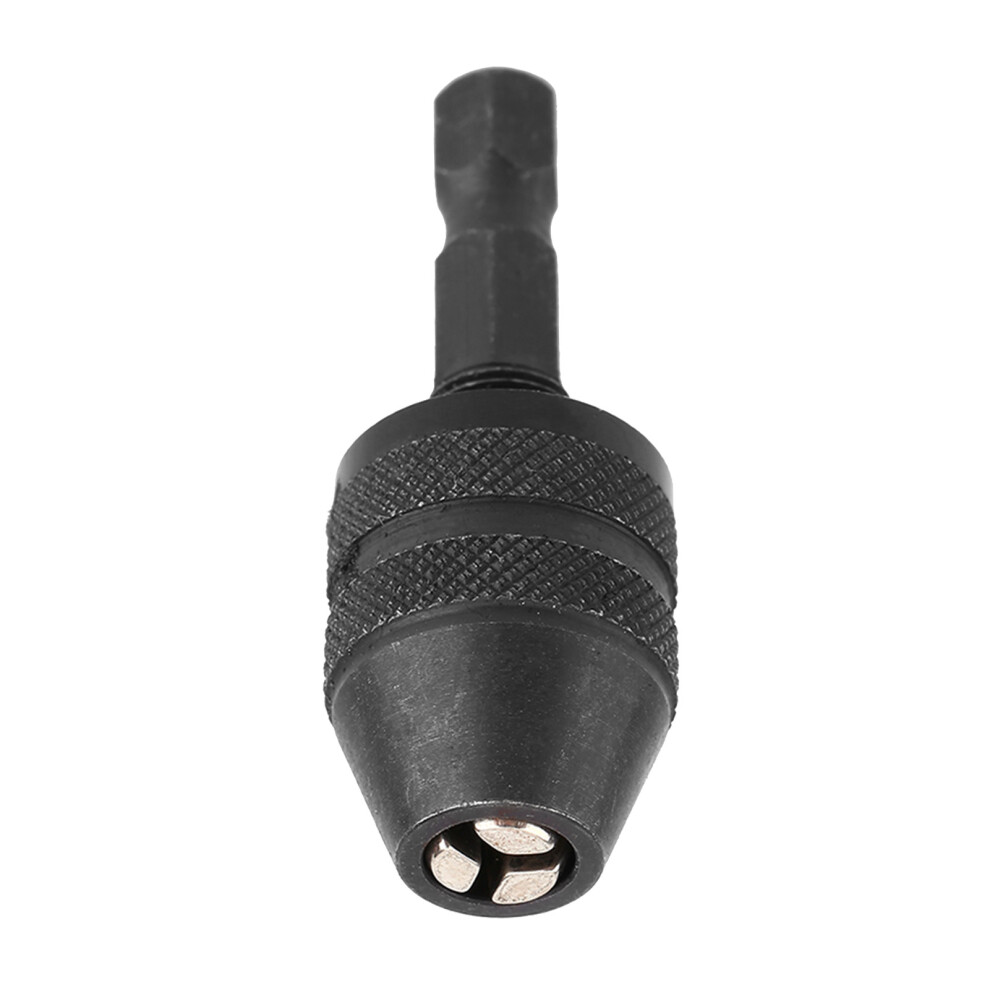 1/4In Keyless Drill Bit Chuck Hex Shank Adapter Converter Quick Change 0.3Â3Mm Sg 5011324425214