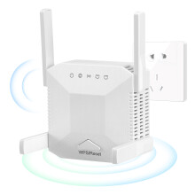 WiFi Extender Booster,1200Mbps Dual Band WiFi Repeater with 4 Antennas