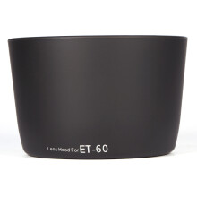 Black Professional Replacement ET60 Lens Hood For F/4-5.6 75-300mm f/4-5.6 USM