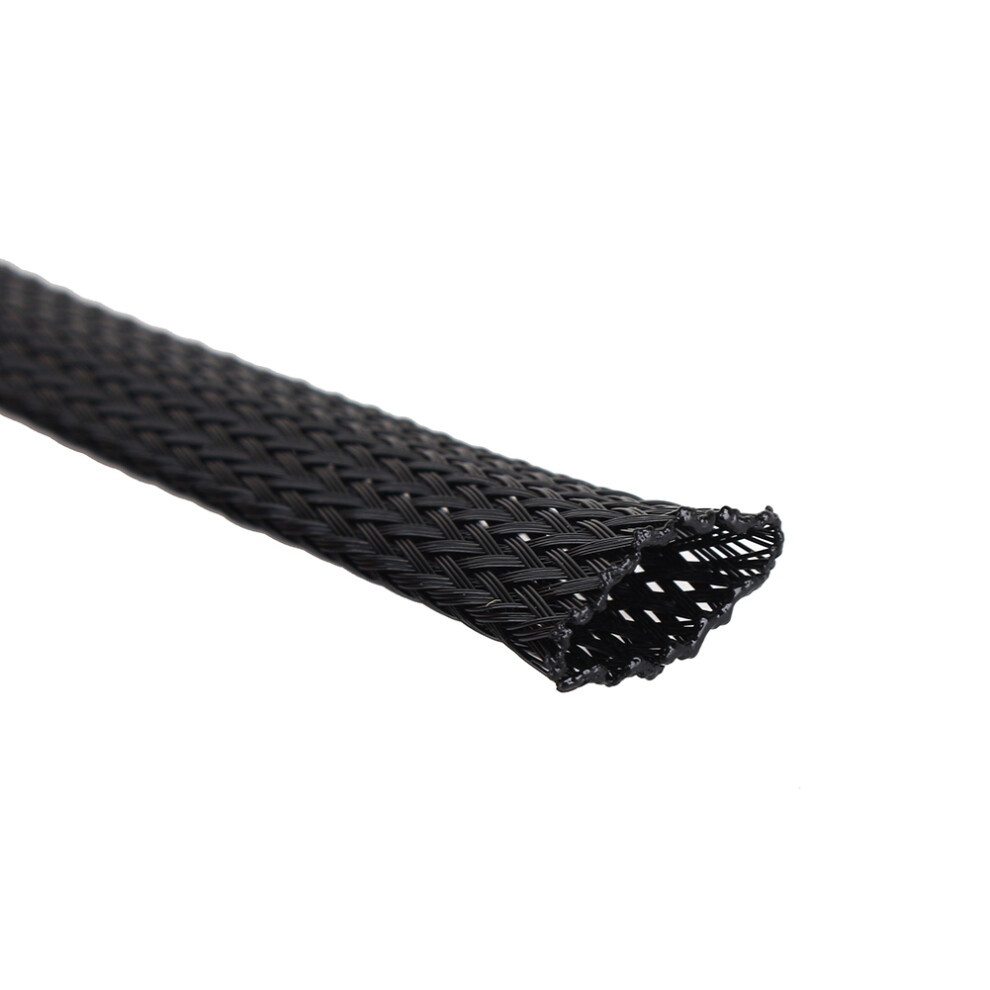 Black 10Mm Expandable Braided Pet Sleeving Cable High Densely 10M 6951324427209