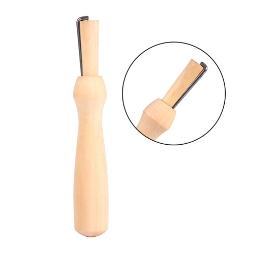 Felting Needle Wooden Handle Holder DIY Knitting Tool For Making Craft 1