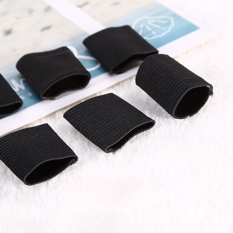 10Pcs Finger Protector Sleeve Support Basketball Sports Aid Arthritis Band Wraps Finger Sleeves