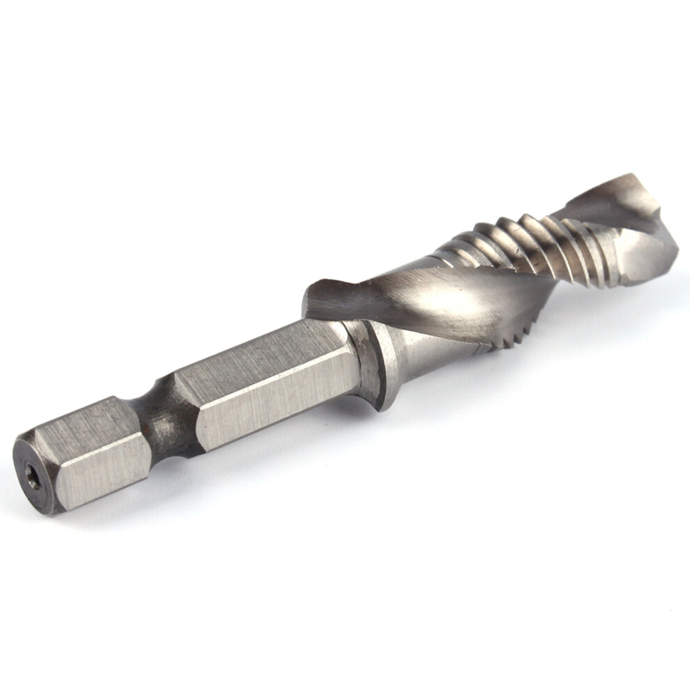 M10 Hss 1/4" Hex Shank Drill & Tap Taper Drill Bits Power Tool Part 9381324427461