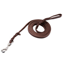 Pets Dog Training Leash Durable Leather Long Braided Walking Dog Lead Leash