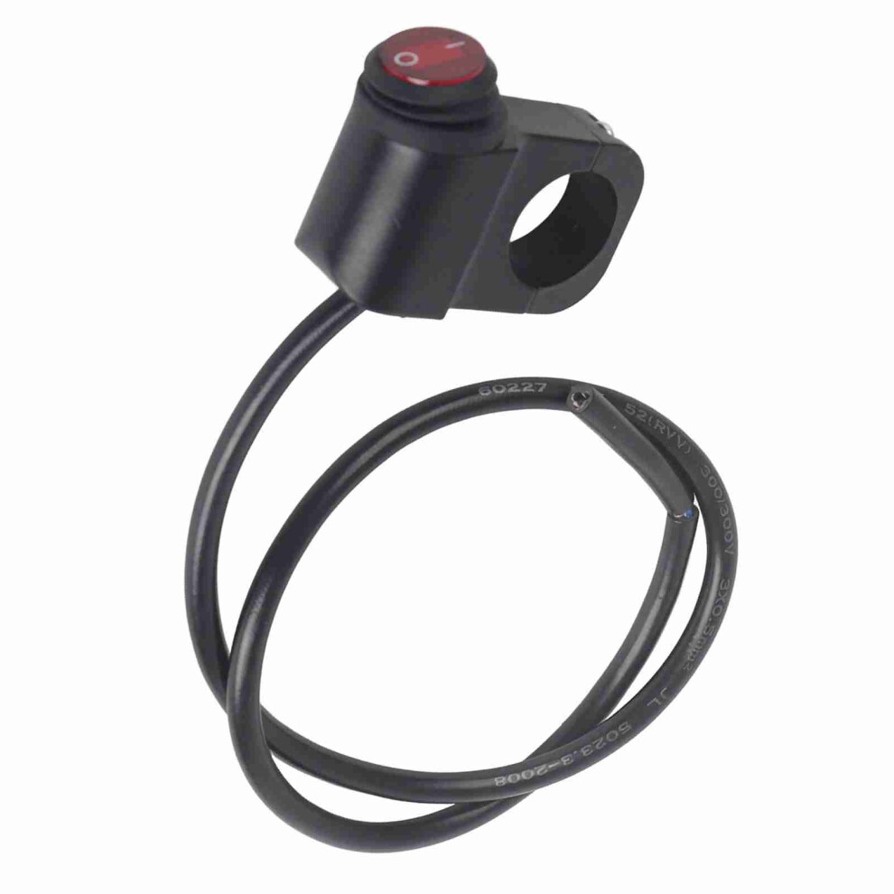 12V 16A Motorcycle Waterproof Handlebar Head Fog Spot On Off Switch Light 9481324428403
