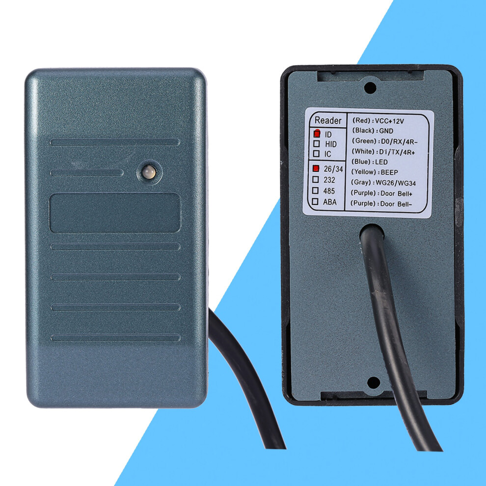 Security For Rfid Em Id Card Access Control Reader 125Khz Wiegand 26 Waterproof Js 8471324430286