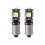 2pcs Car LED Decoder Lamp White Car Interior Decoder Lamp Replacement for Side Parking Light 2