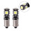2pcs Car LED Decoder Lamp White Car Interior Decoder Lamp Replacement for Side Parking Light 6