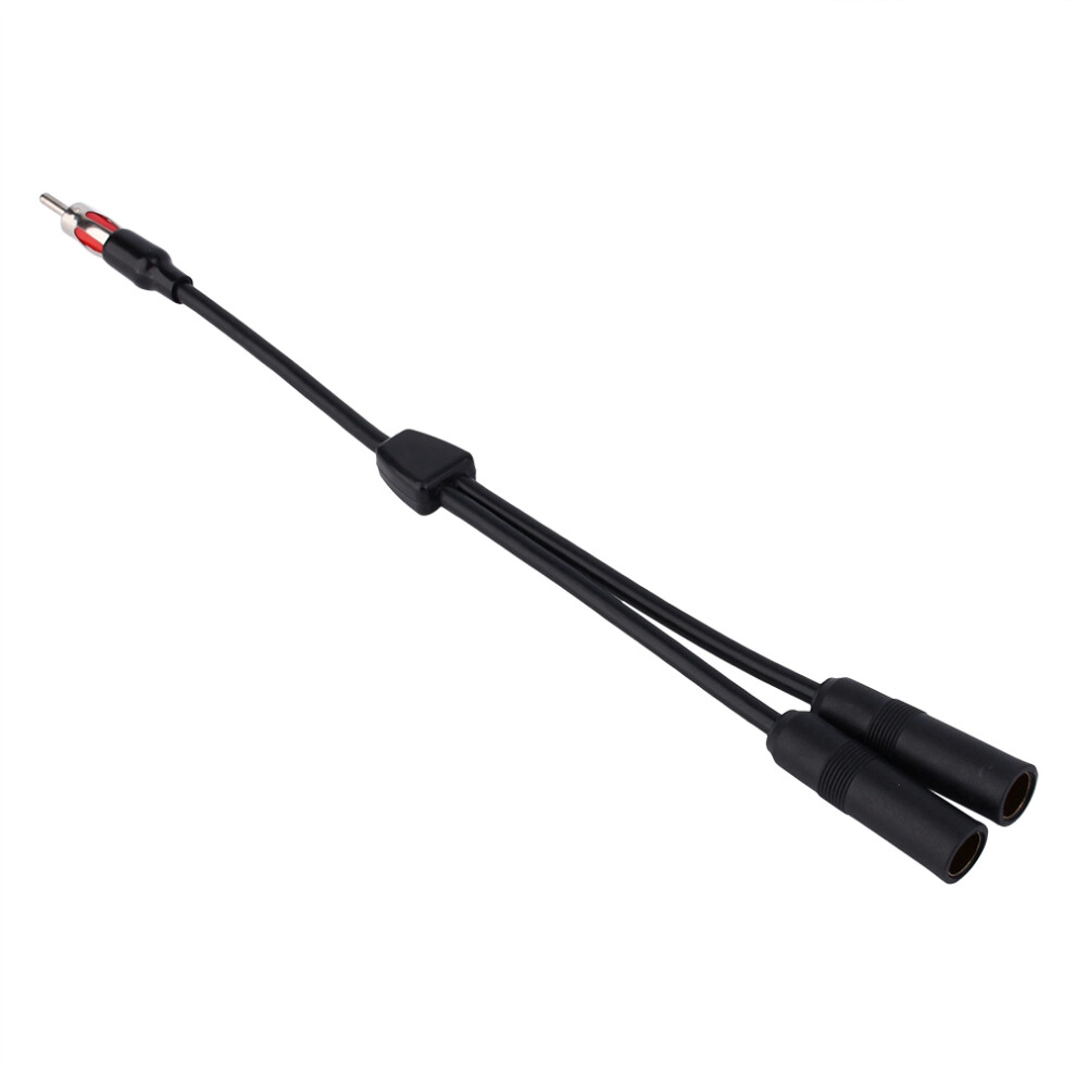 Car Auto Radio Antenna Stereo 2Female to 1Male Splitter Extension Cable Wire-image-OPC-PHWNJDX-NEW