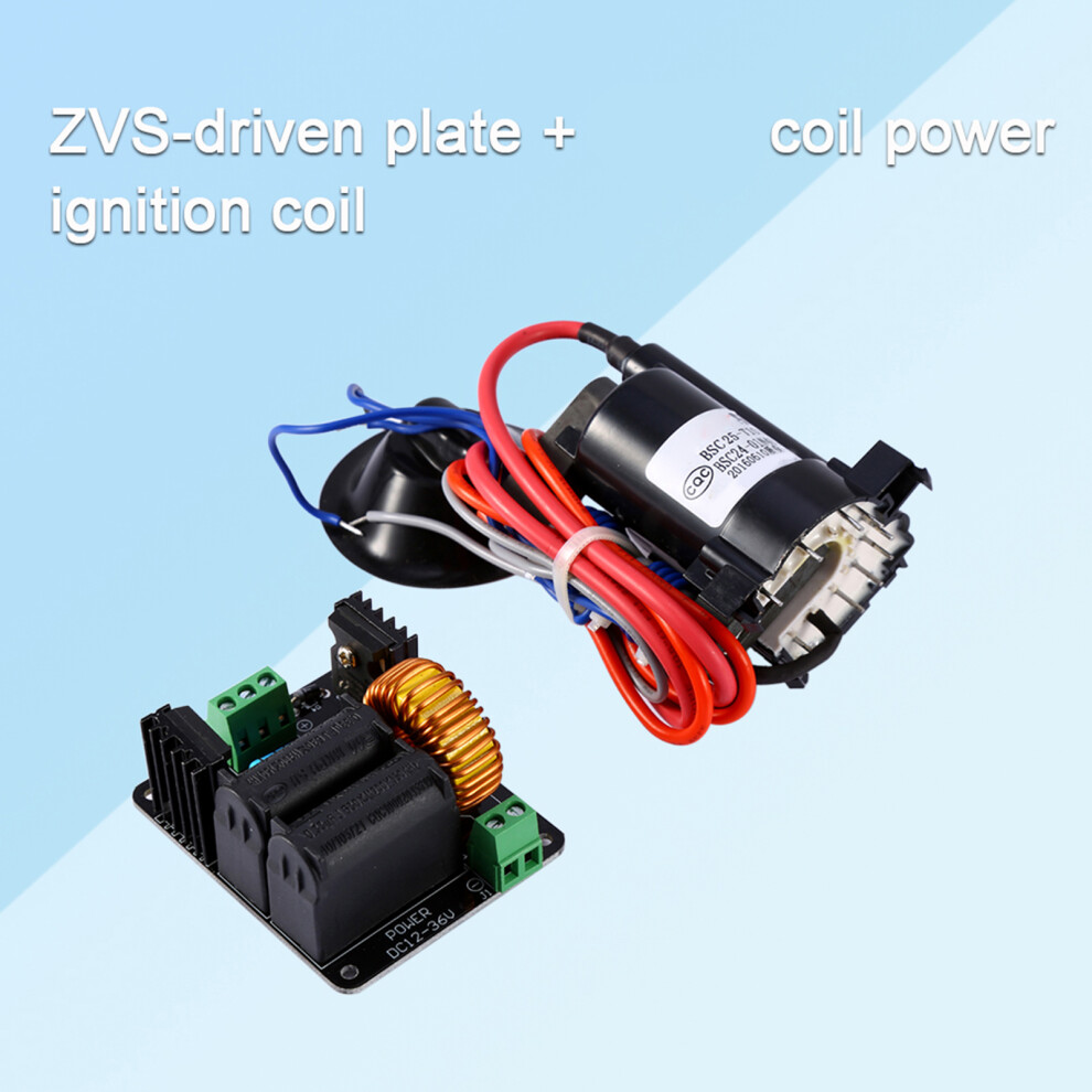Zvs Tesla Coil Flyback Driver Marx Generator Jacob'ladder Ignition Coil 12-36V 8721324430633