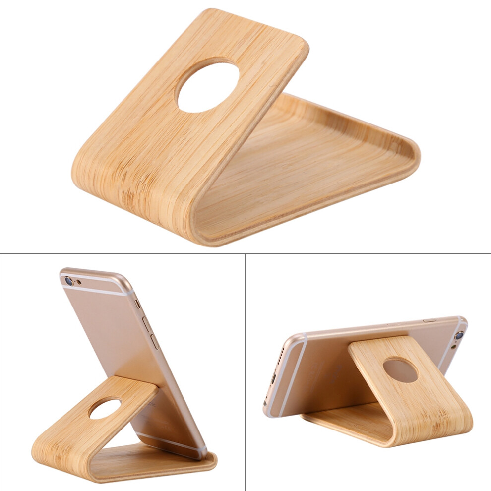 Universal Wooden Bamboo Cellphone Stand Holder For Iphone For Samsung For Xiaomi Huawei 2018 6901324430877