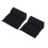 2 Stück schwarze Nylon-Buggy-Griffschutzüberzüge 13 cm x 13,5 cm 4