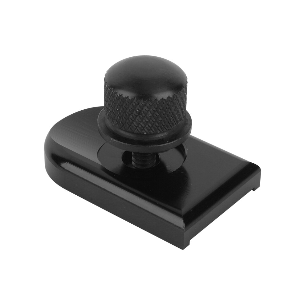 Motorcycle Seat Bolt Tab Screw Mount Knob Cover Silver/Black 6941324433195