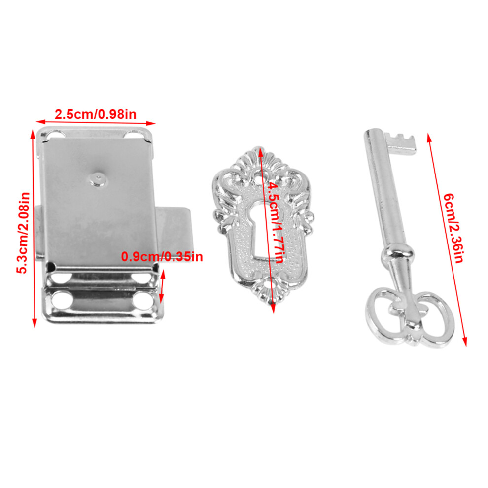 Antique Classical Drawer Cabinet Wardrobe Cupboard Gate Door Lock Key Js 7661324433108