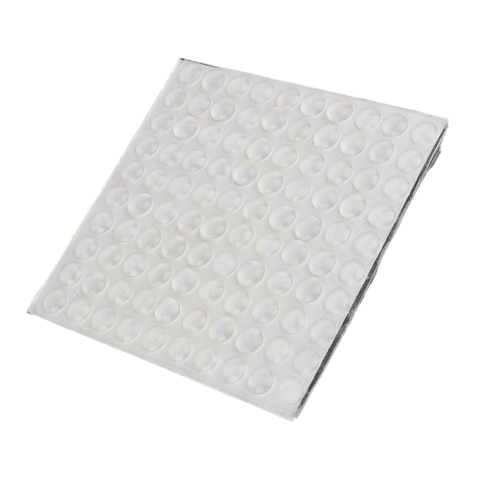 100Pcs Self Adhesive Silicone Feet Semicircle Bumpers Door Furniture Pad 8X2.5mm 9441324433432