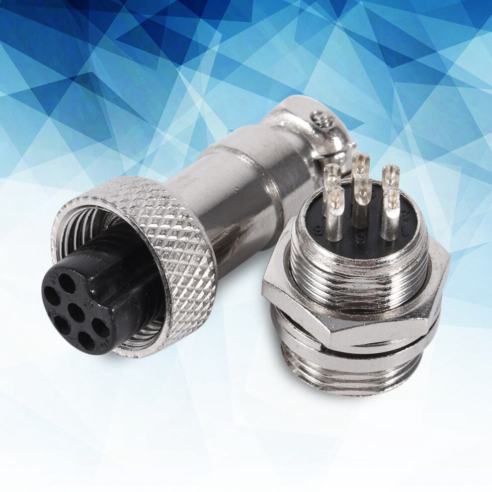 10 Set Gx12 6Pin 12Mm Aviation Plug Male Female Metal Socket Connector 4981324433735