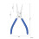 4pc Professional 7" Internal External Straight Bent Circlip Snap Ring Pliers Set 6