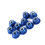 10Pcs M3 Nylon Insert SelfLock Aluminum Nuts Hex Lock Nut Royal Blue 15