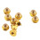 Anodize M4 Nylon Insert SelfLock Nuts Hex Lock Nut Aluminum Alloy 10pcs Set 4