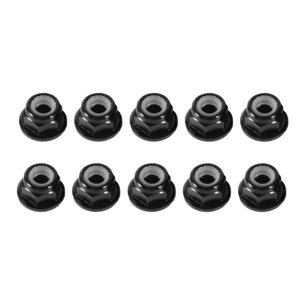 Anodize M4 Nylon Insert Selflock Nuts Hex Lock Nut Aluminum Alloy 10Pcs Set 8761324434101