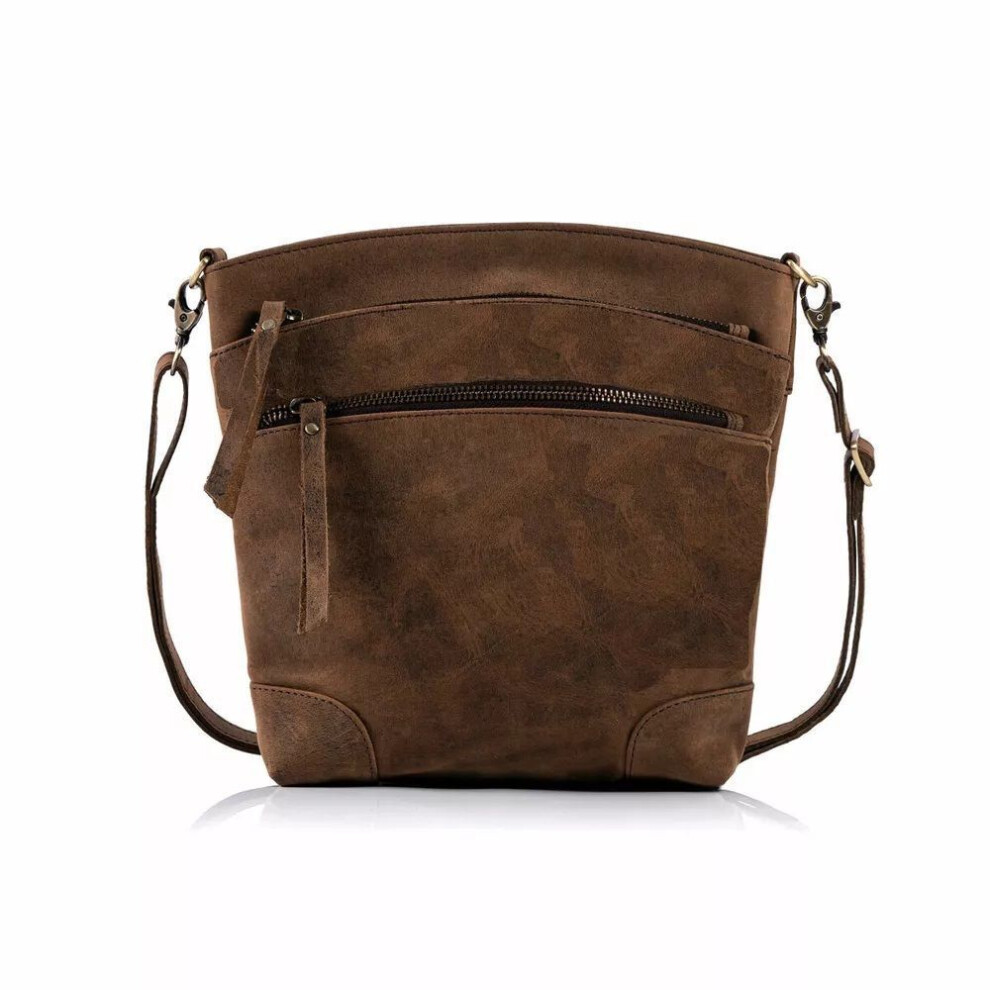Handmade Leather Crossbody Bag For Women Purse Bags Satchel Shoulder Bag