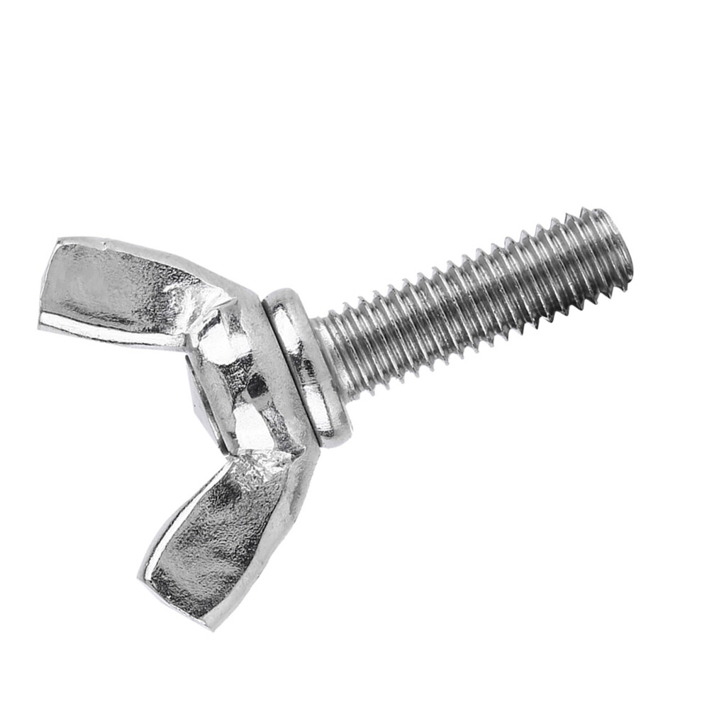 5Pcs M6 304 Rust Proof Steel Din316 Thumb Wing Bolts (M6*16) 3351324435915