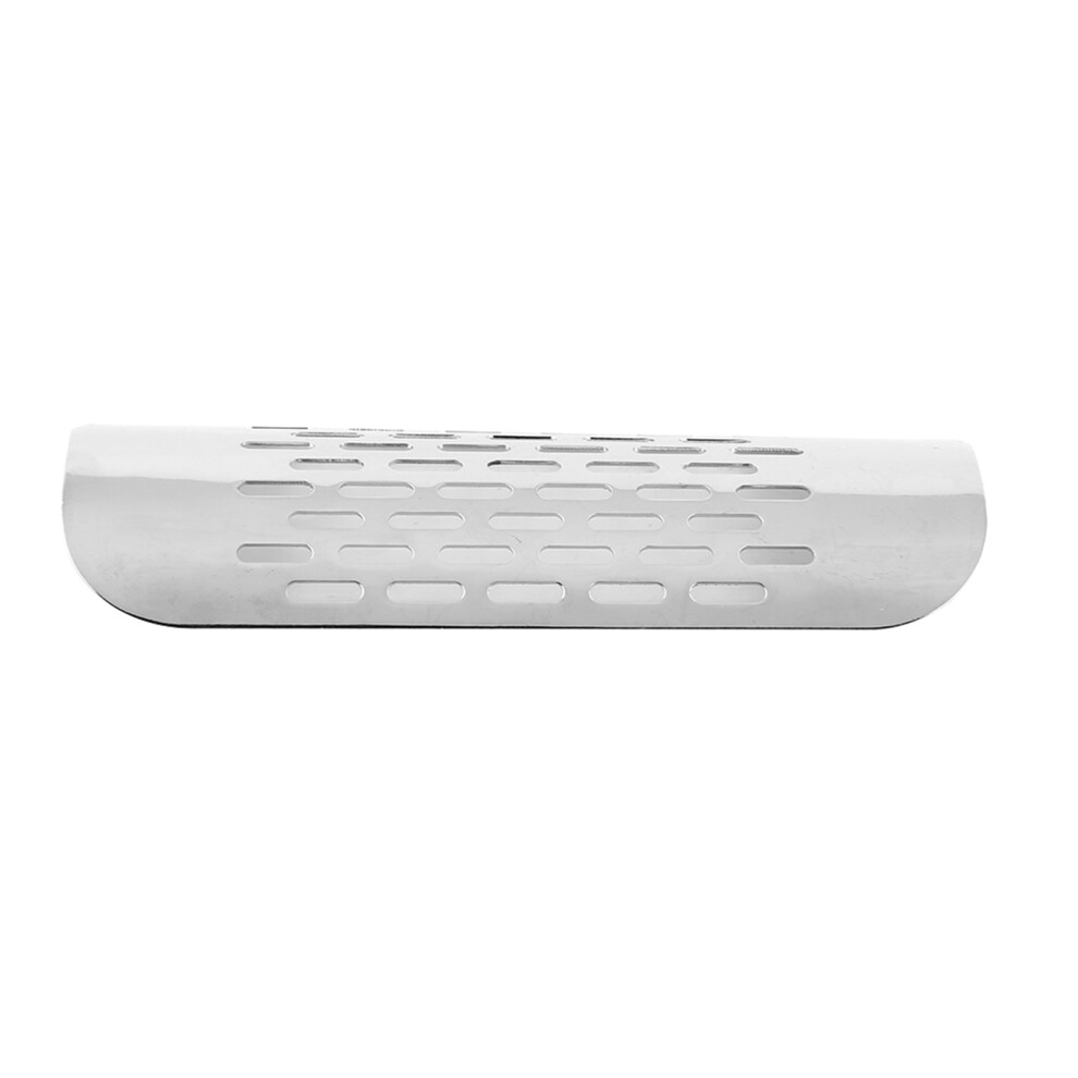 Universal Motorcycle Exhaust Muffler Pipe Heat Shield Cover Silver 9491324436353