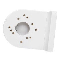Universal CCTV ABS Plastic Dome Camera Wall Mounting Bracket Stand White