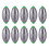 10pcs 5 Sizes Removable Split Shot Sinkers Weights Fishing Sinker Tackle Kits 2