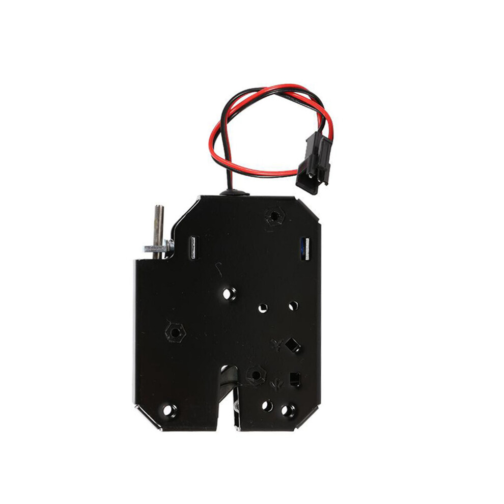 Dc 12V 2A Electromagnetic Electric Control Cabinet Drawer Lockers Lock Latch Carbon Steel Black 7901324436540