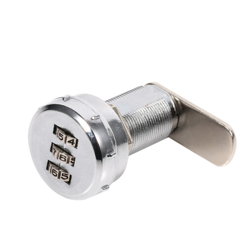 3 Digit Code Combination Cam Cabinet Silver Stainless Steel Convenient Password Security Coded Lock #3 1