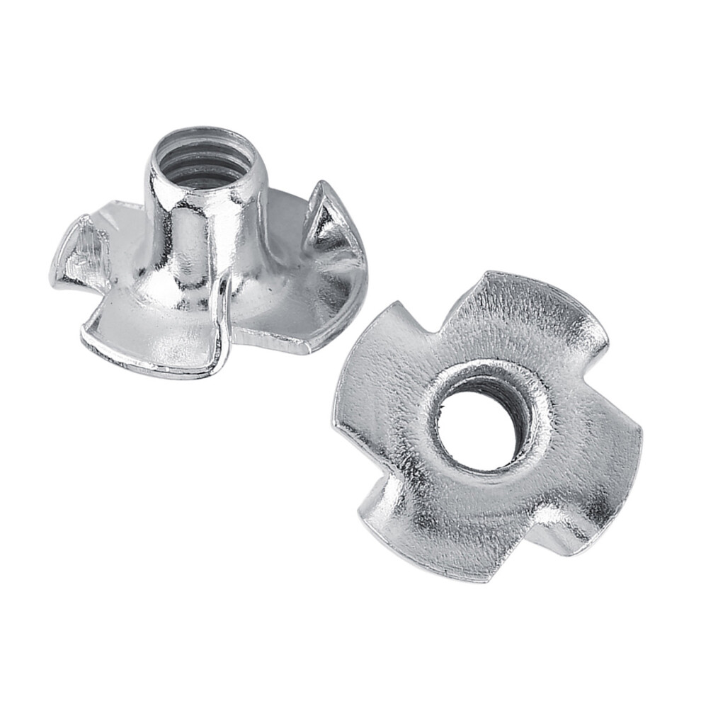 Carbon Steel T Nut Four Claws Tee Nuts Woodworking Captive Part (M8x30pcs)-image-OPC-PHWNK9P-NEW