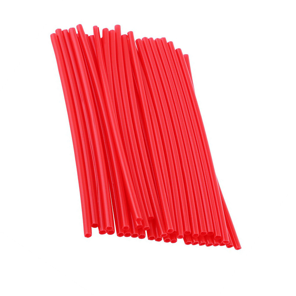 36Pcs Wheel Spoke Protector Motocross Rims Skins Off Road Motorcycle Guard Wraps Kit Red 4131324437169