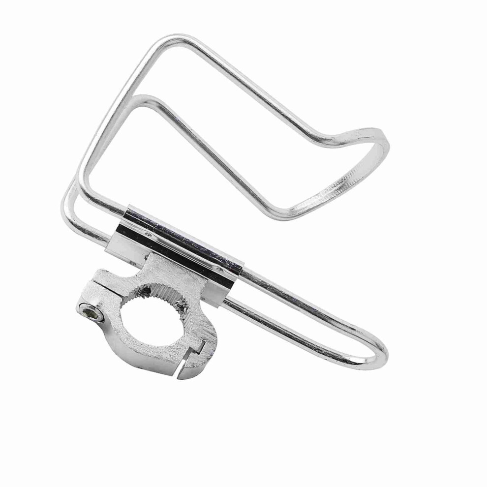 Motorcycle Motorbike Drink Cup Holder Water Beverage Support Handlebar Bottle Adapter Silver 9381324437378