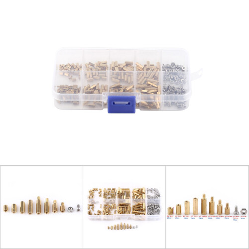 M2 Hex Column Male Female Standoff Screw Nuts Kit (Set C)