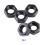Zinc Plated Carbon Steel Class 8.8 Metric Thread Hex Hexagonal Nuts (M4) 2