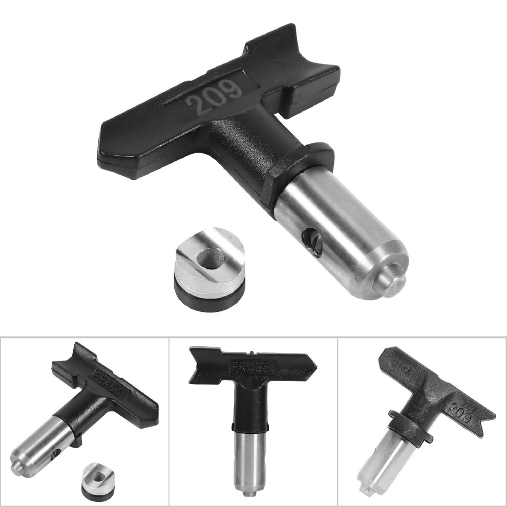 Useful Reversible Tungsten Steel Airless Paint Spray Gun Tip Nozzle Accessoies Home Tool 209# 4201324439187