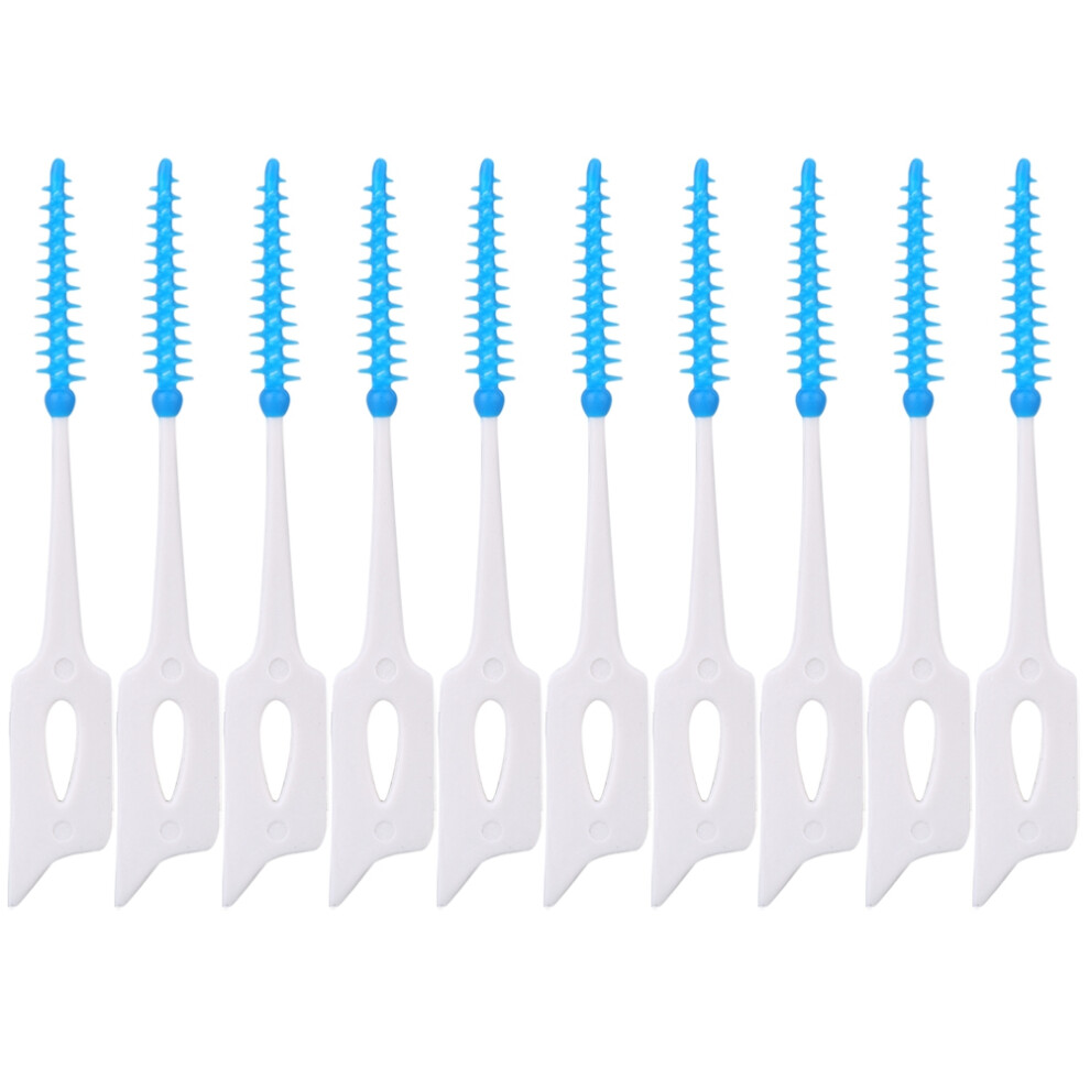 80pcs/set Fashionable Disposable Toothpicks Soft Interdental Brushes Dental Oral Care Tools