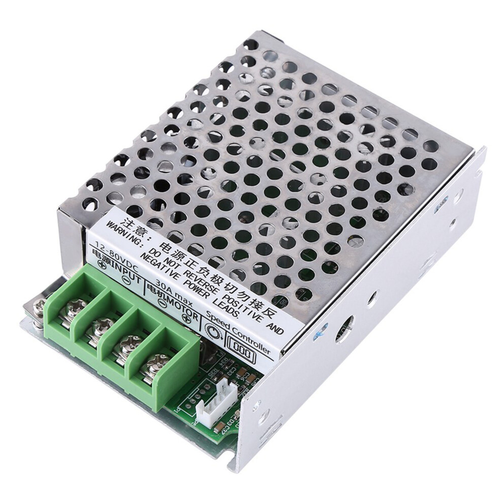 12-80V Dc 30A Pwm Motor Speed Controller Governor With Digital Display Panel 4081324439598
