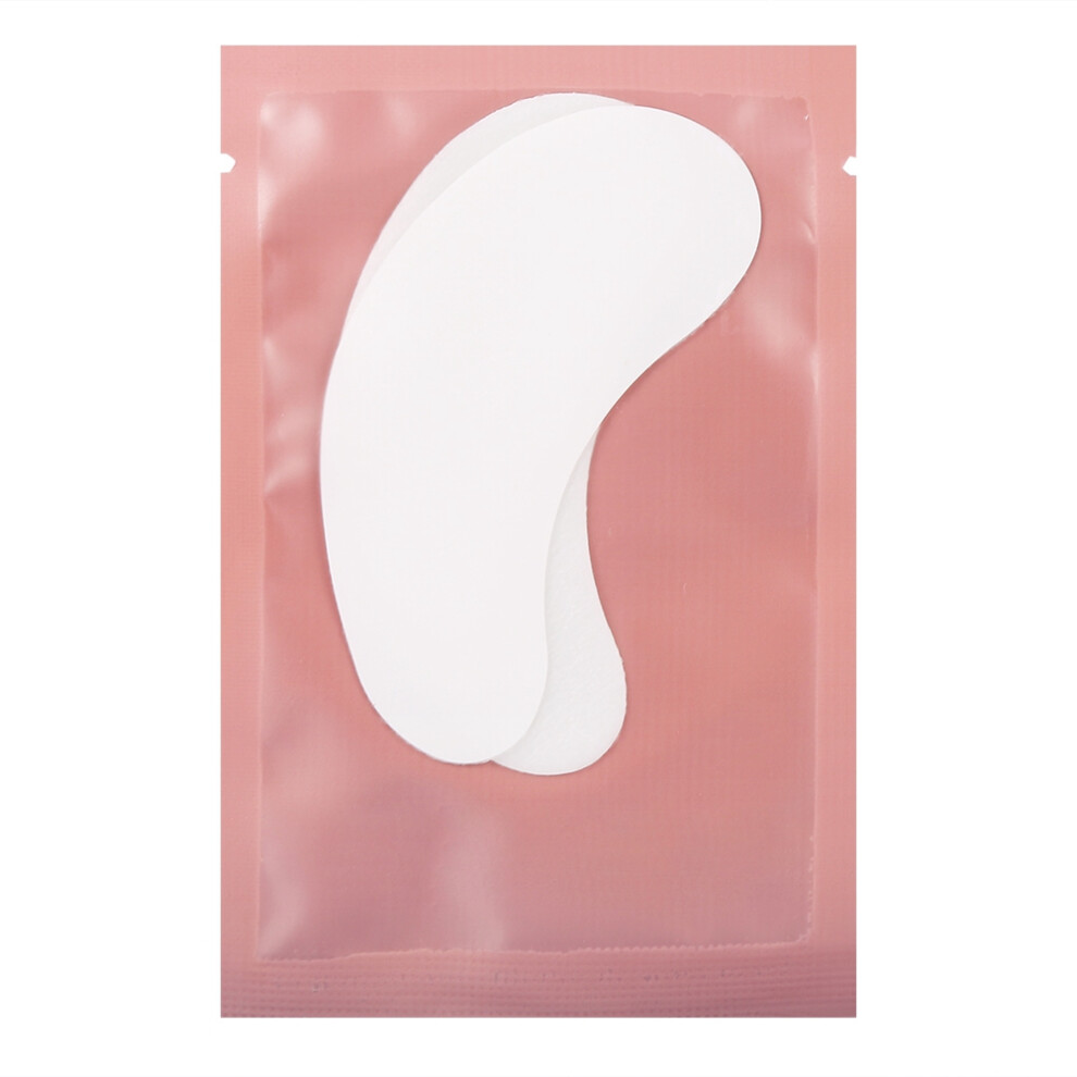 50Pairs/Set Eyelash Extension Hydrogel Under Eye Gel Eyepatch Pad Sticker Make Up Tool Pink