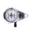 Universal Motorcycle Odometer Speedometer Gauge Signal KM/H Silver 13