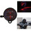 Universal Motorcycle Odometer Speedometer Dual Reading Signal KM/H Black 8