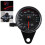 Universal Motorcycle Odometer Speedometer Dual Reading Signal KM/H Black 13