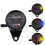 Universal Motorcycle Odometer Speedometer Dual Reading Signal KM/H Black 3
