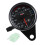 Universal Motorcycle Odometer Speedometer Dual Reading Signal KM/H Black 16