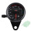 Universal Motorcycle Odometer Speedometer Dual Reading Signal KM/H Black 1