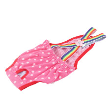 Waschbare XL Damen Hundematte Baumwolle Hosenträger Rosenrot Wiederverwendbar