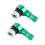 2 Stück 11,3 mm Grüne Aluminium Motorradventile, 90, Langlebig 2